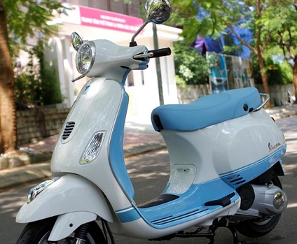 Hướng dẫn sơn và khắc phục khung vỏ bị mục của Vespa LX